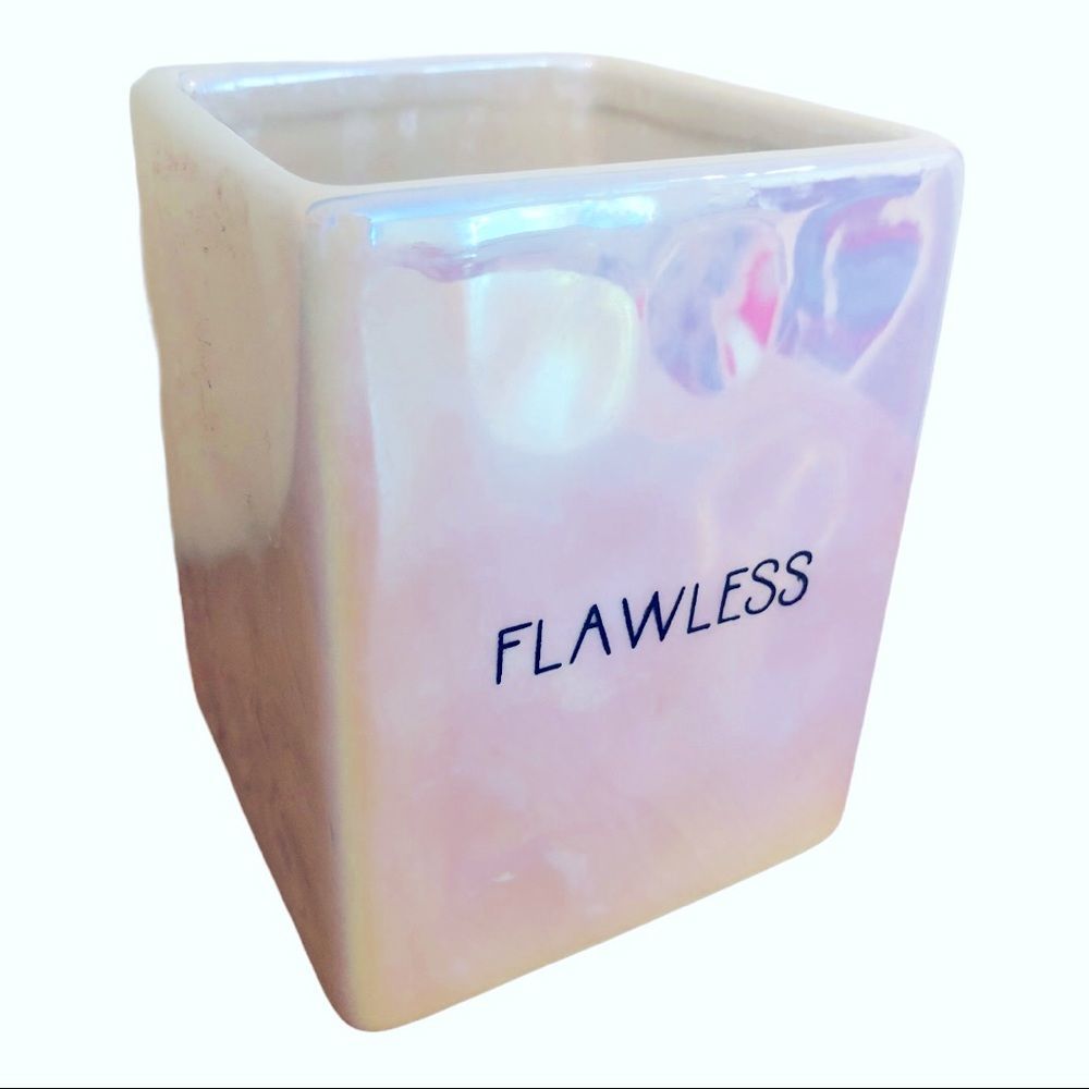 2/$25 🍋 Rainbow Aurora Ceramic Makeup or Hairbrush Holder